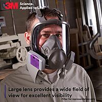 3M Full Facepiece Reusable Respirator 1 Count (Pack of 1) Small