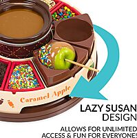 NOSTALGIA Indoor Electric Tabletop S'mores & Fondue Maker