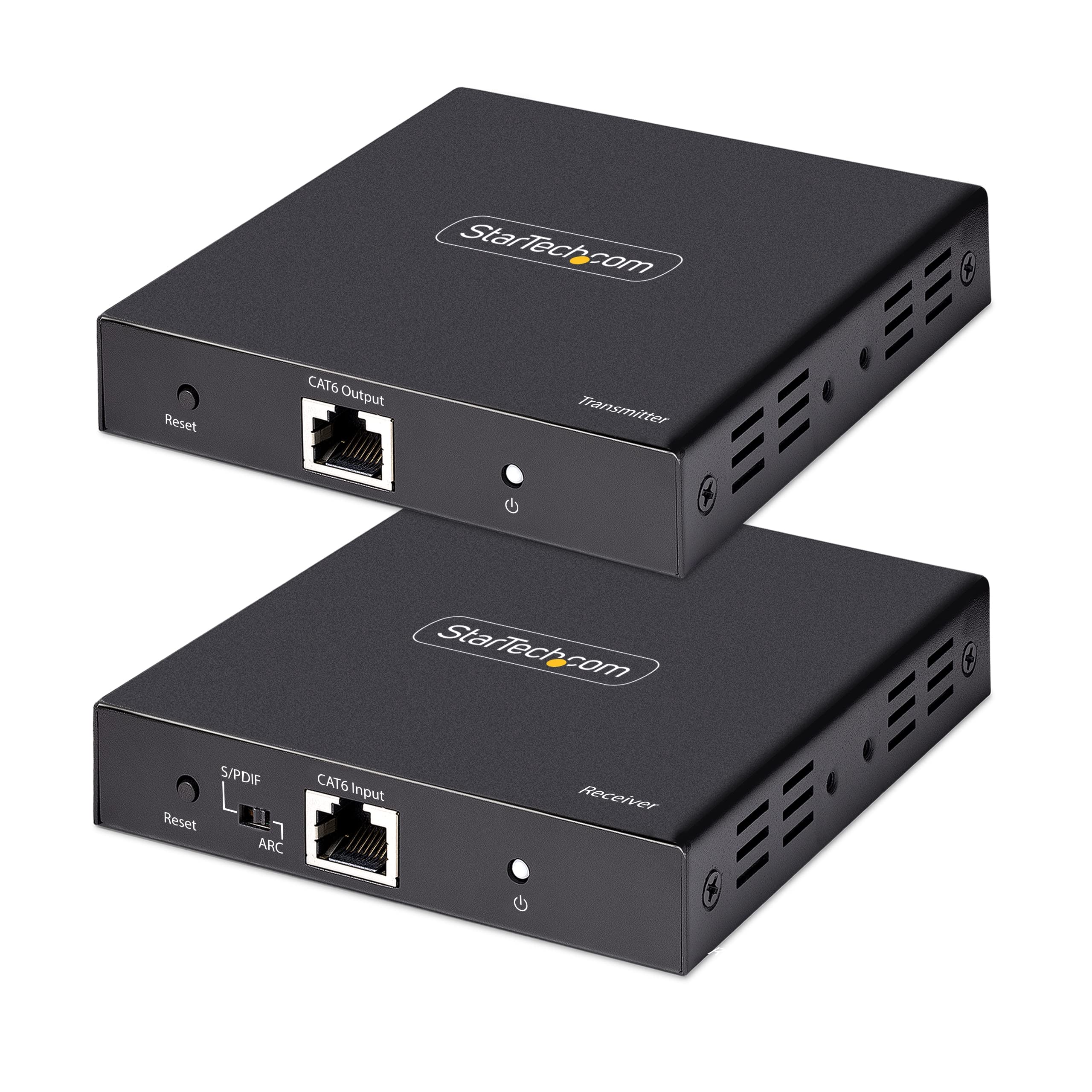 StarTech.com 4K HDMI Extender over CAT5e/CAT6 Cable, Transmitter & Receiver Kit