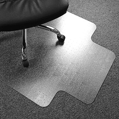 Floortex® Advantagemat® Vinyl Lipped Chair Mat for Carpets up to 3/8" - 36" x 48"