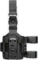 SAFARILAND 6005 Tactical Gun Holster SLS Hood Quick Release Leg Harness