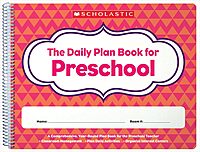 Scholastic Daily Plan Book For Preschool, 2nd Edition, 12in x 9 1/2in, Pink