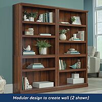Sauder Select 5-Shelf Engineered Wood Bookcase