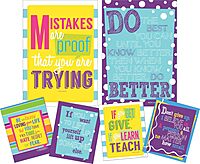 BARKER CREEK Art Print and Poster Set, Inspirational Classroom Decor