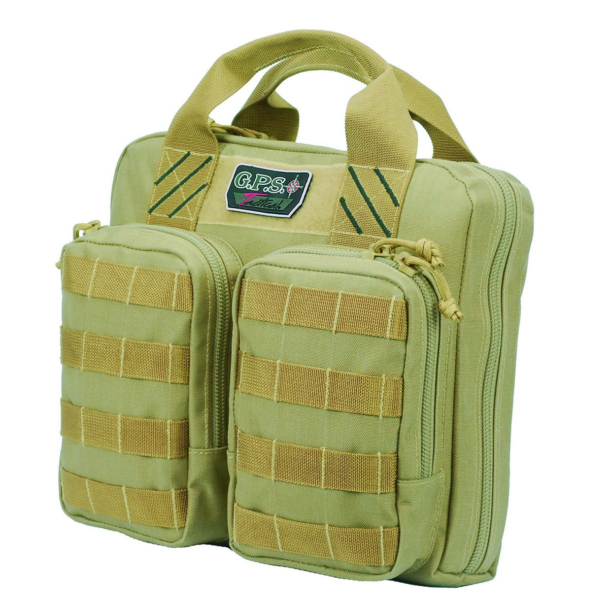 G.P.S. Tactical Double Pistol Case Range Bag