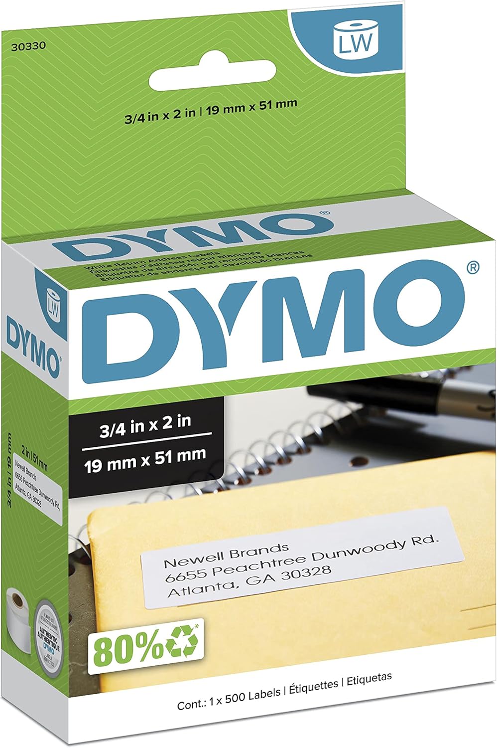 DYMO LW White Address Labels for LabelWriter Printers