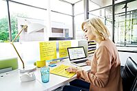 Post-it Super Sticky Big Notes, 11 in x 11 in, 1 Pad, 2X The Sticking Power, Yellow, Recyclable (BN11)