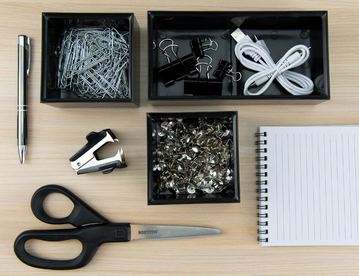 Bostitch Office Konnect Stackable Desk Organizer Accessories