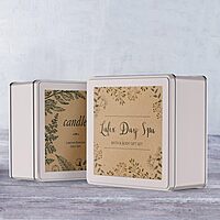 AVERY Kraft Brown Square Labels, Sure Feed Technology, 8" x 8"