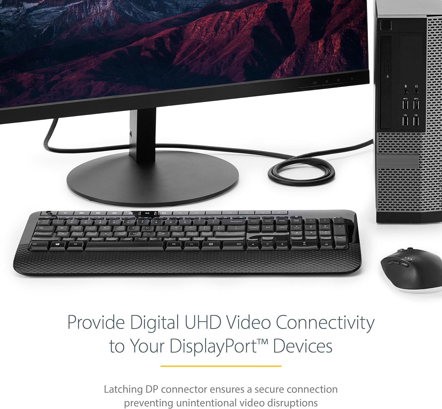 StarTech.com 15ft (4.6m) DisplayPort 1.2 Cable - 4K x 2K Ultra HD VESA Certified DisplayPort Cable - DP Video/Display Cord