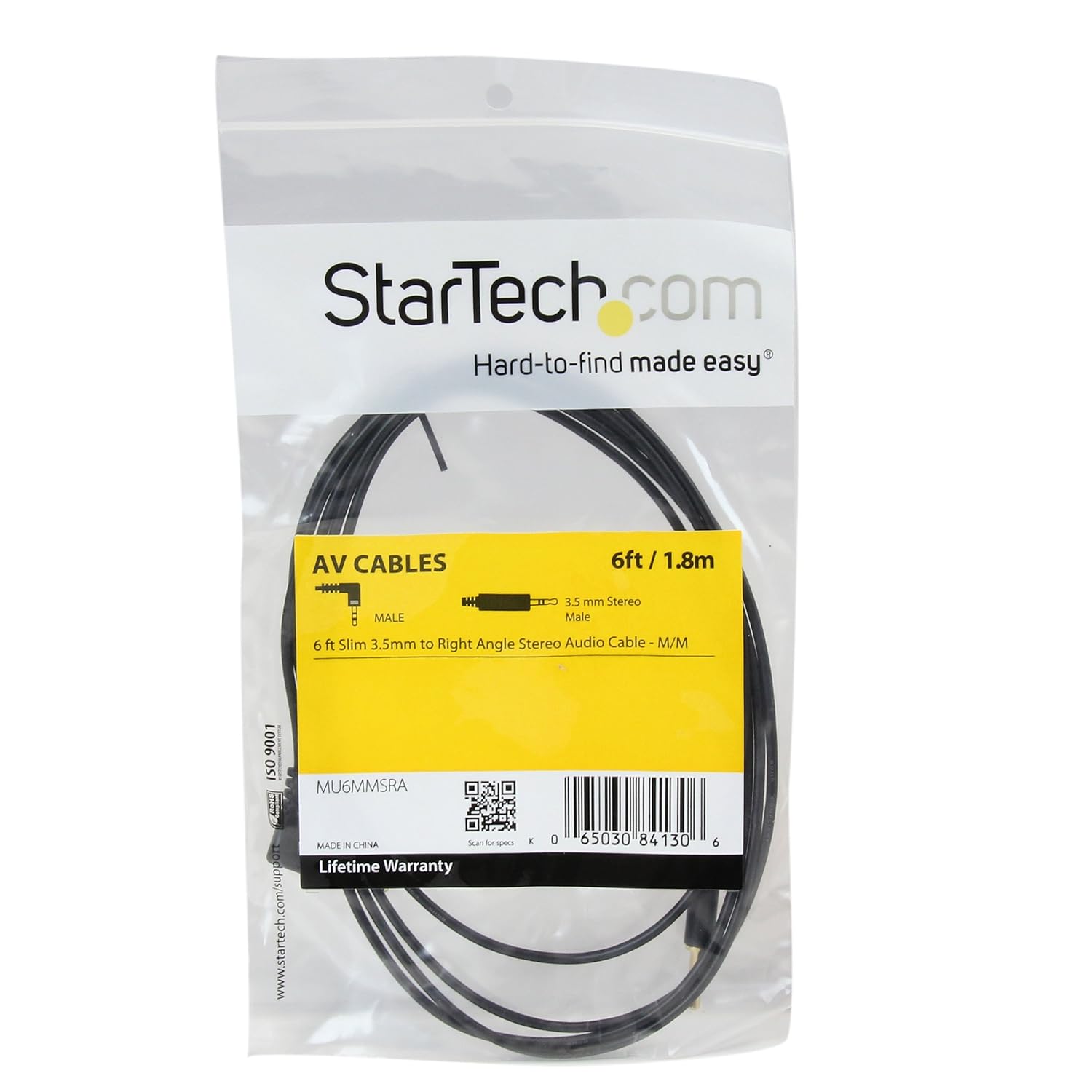 STARTECH.COM Slim 3.5mm Stereo Audio Cable