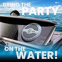 BOSS Audio Systems Marine Coaxial 2-Way Full-Range Weatherproof Speakers (Pair)