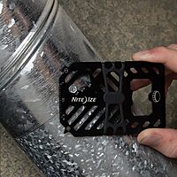 NITE IZE Financial Multi Tool Wallet - Stainless Steel Travel Wallet