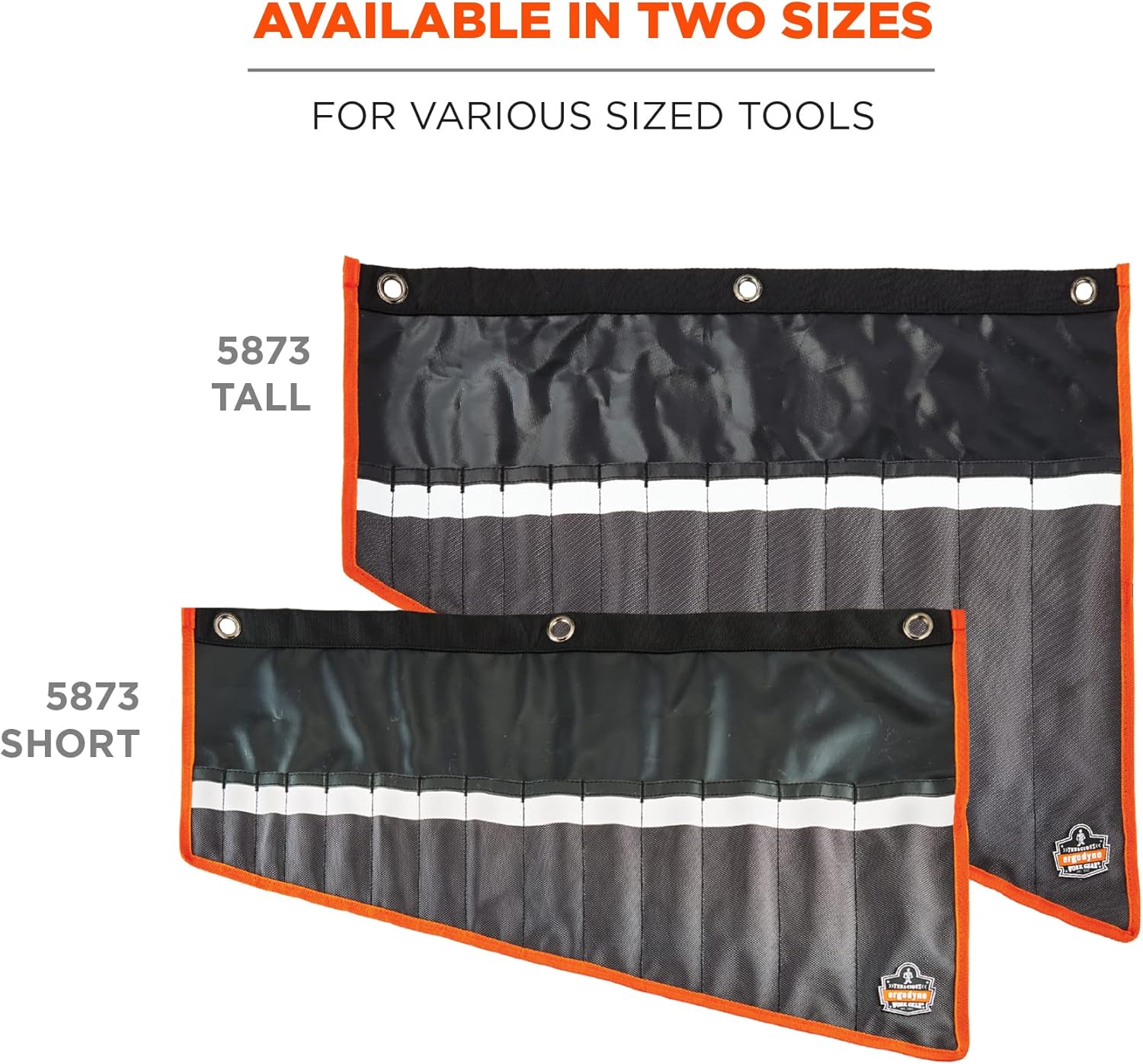 Ergodyne Arsenal 5873 Wrench Roll-Up, 14-Pocket Organizer