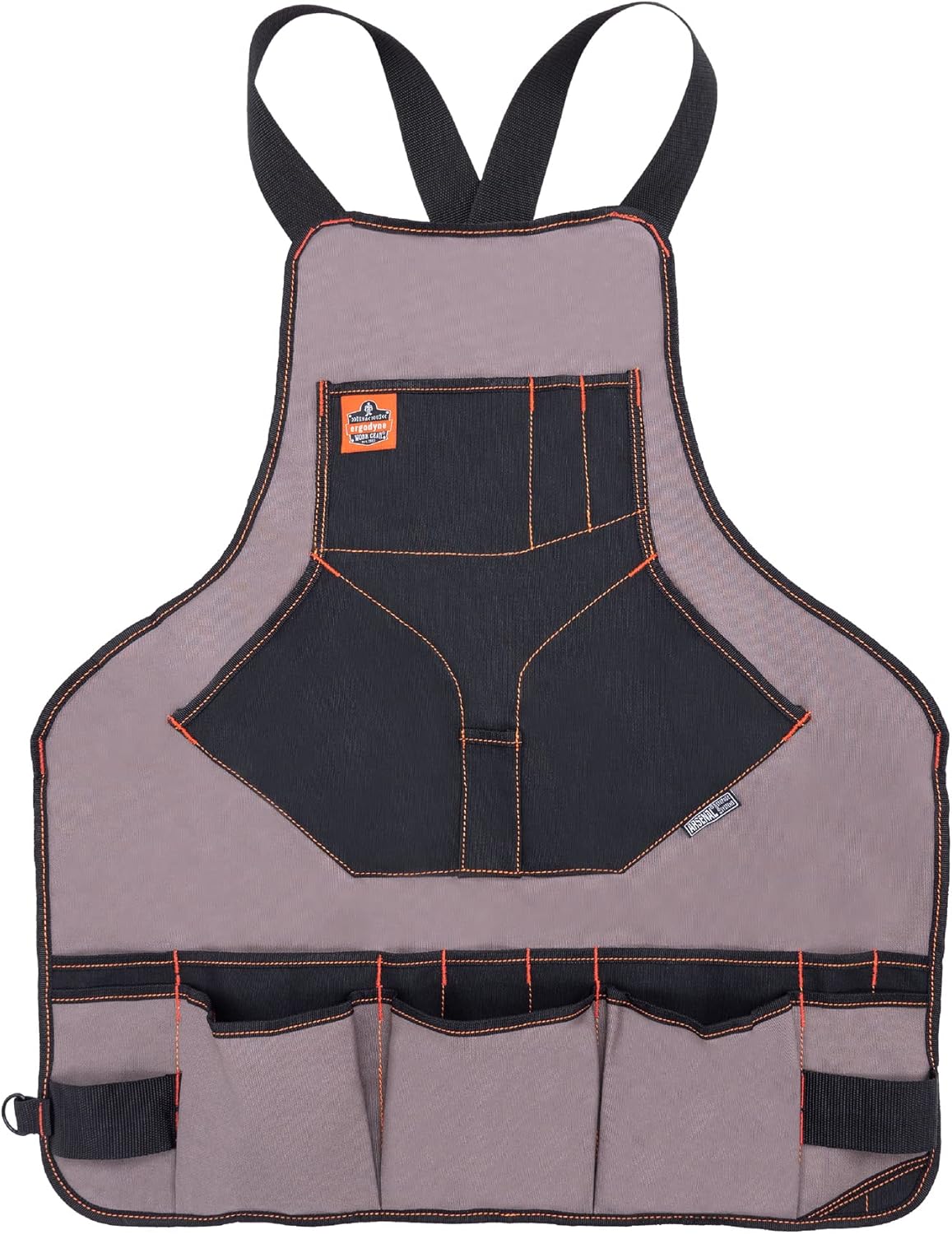 Ergodyne - 13694 Arsenal 5704 Torso Length Work Tool Apron, 22-Pockets, Gray