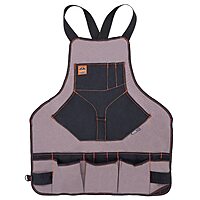 Ergodyne - 13694 Arsenal 5704 Torso Length Work Tool Apron, 22-Pockets, Gray