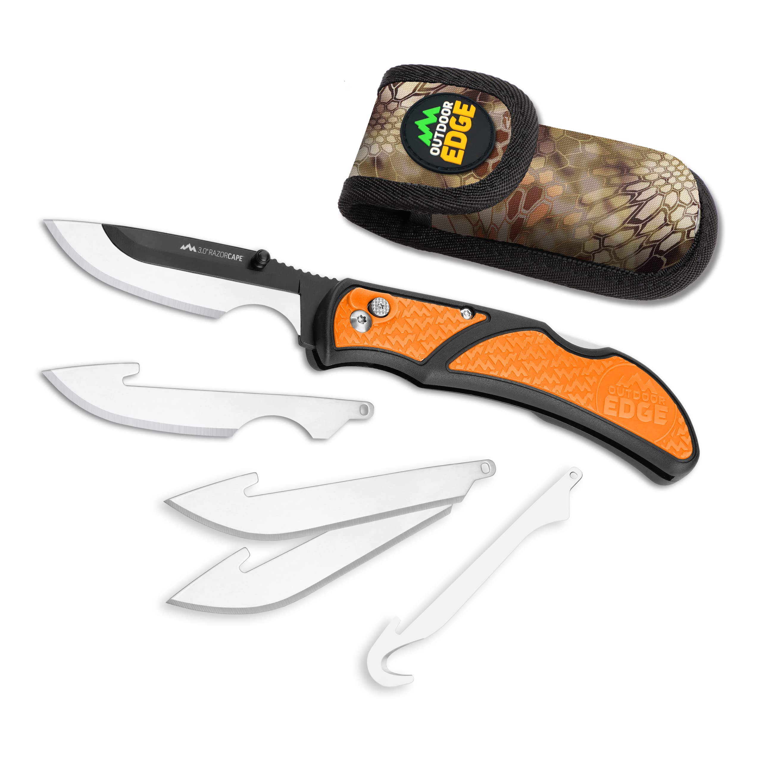 OUTDOOR EDGE 3.0" Folding Pocket Knife with Replaceable Blades