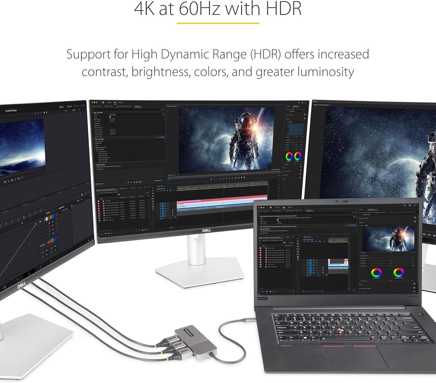 StarTech.com USB-C Multi-Monitor DisplayPort 1.4 MST Hub