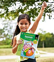 Complete Book of Spanish Workbook for Kids, Grades 1-3 Spanish Learning, Basic Spanish Vocabulary, Alphabet, Numbers, Colors