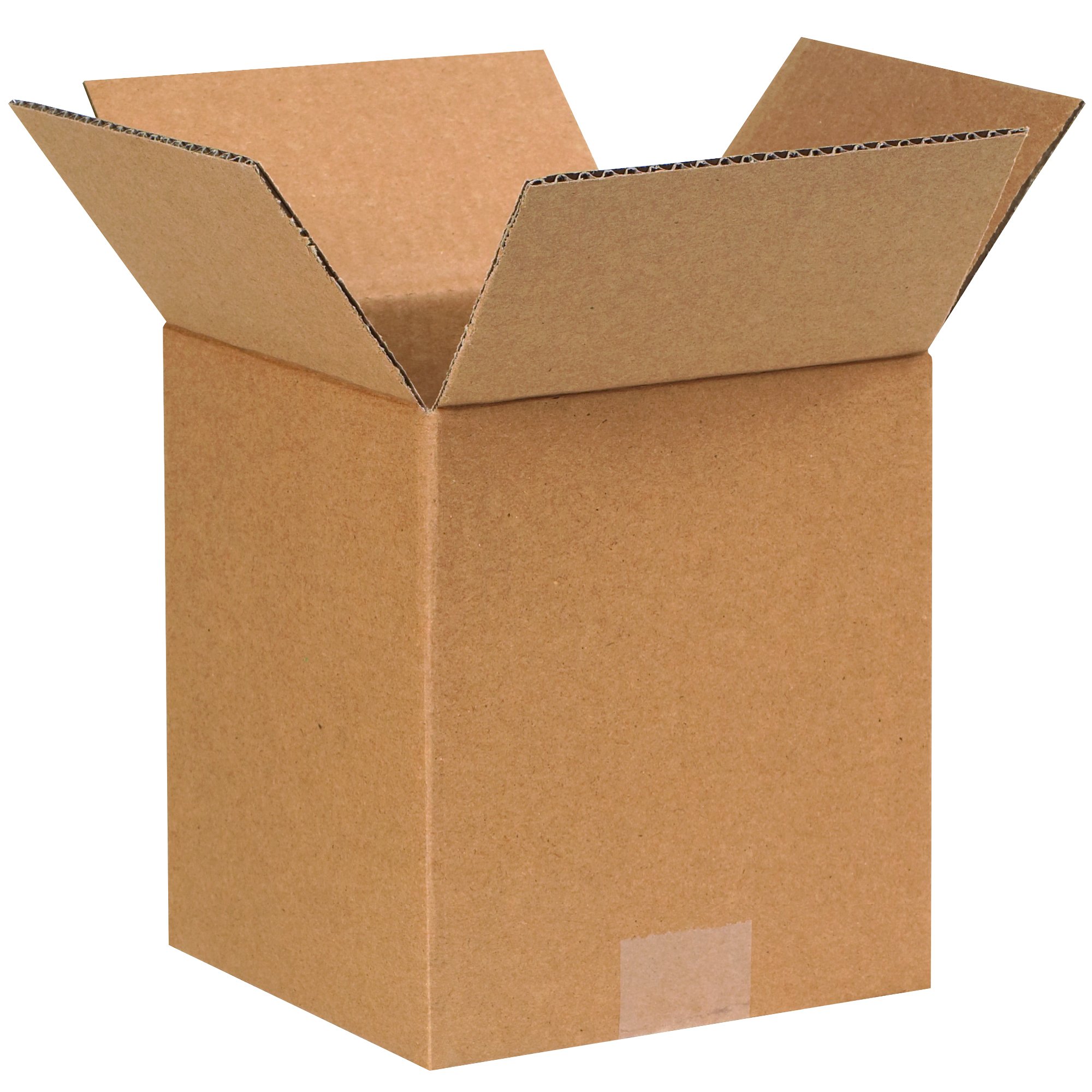 Aviditi 667 Corrugated Cardboard Box 6" L x 6" W x 7" H, Kraft, for Shipping, Packing and Moving (Pack of 25) 25 Pack