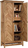 Sauder Cannery Bridge Storage Cabinet/ Pantry Cabinet, Sindoori Mango finish L: 35.20" x W: 16.26" x H: 71.97" Sindoori