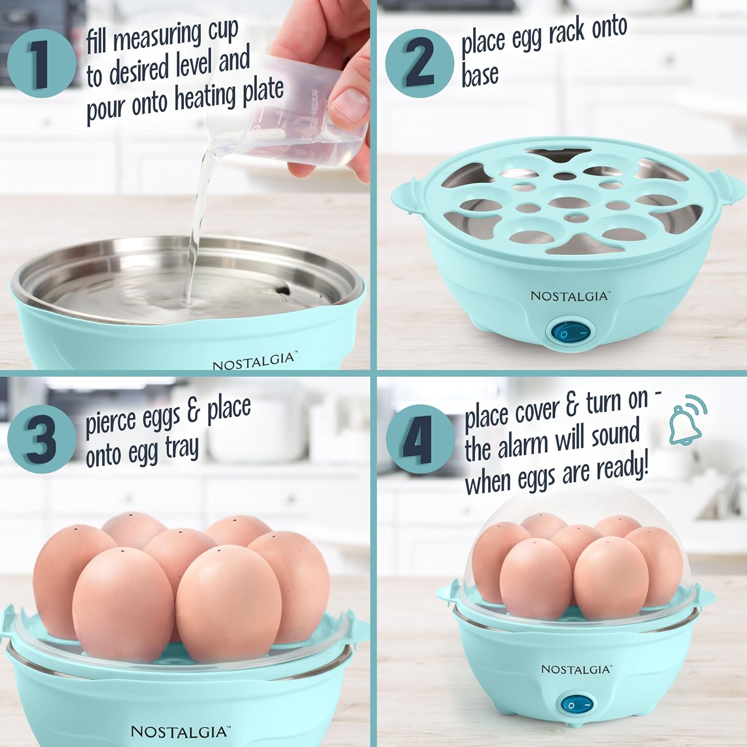 Nostalgia Retro Electric Egg Cooker