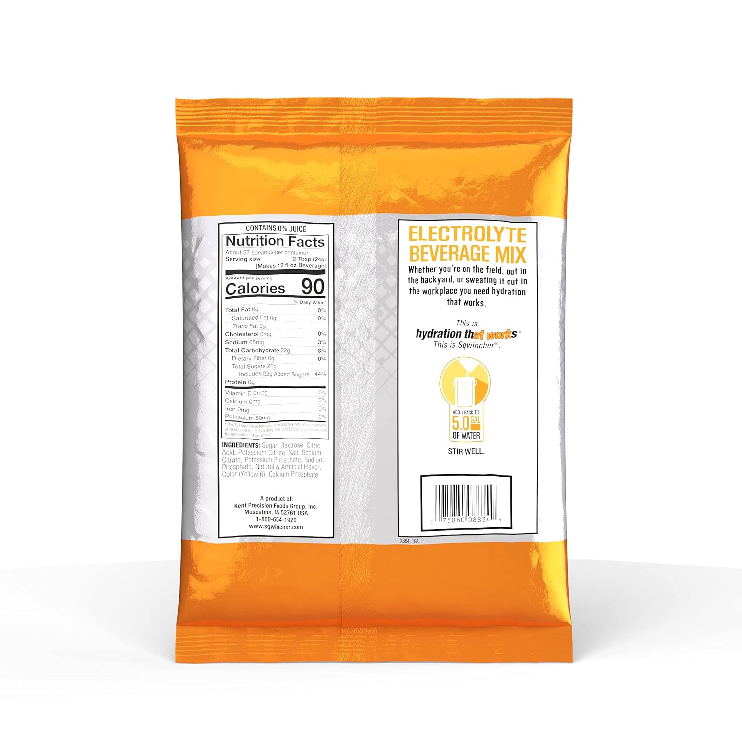 SQWINCHER Powder Pack Electrolyte Drink Mix - 47.66 oz Packet (Pack of 16)
