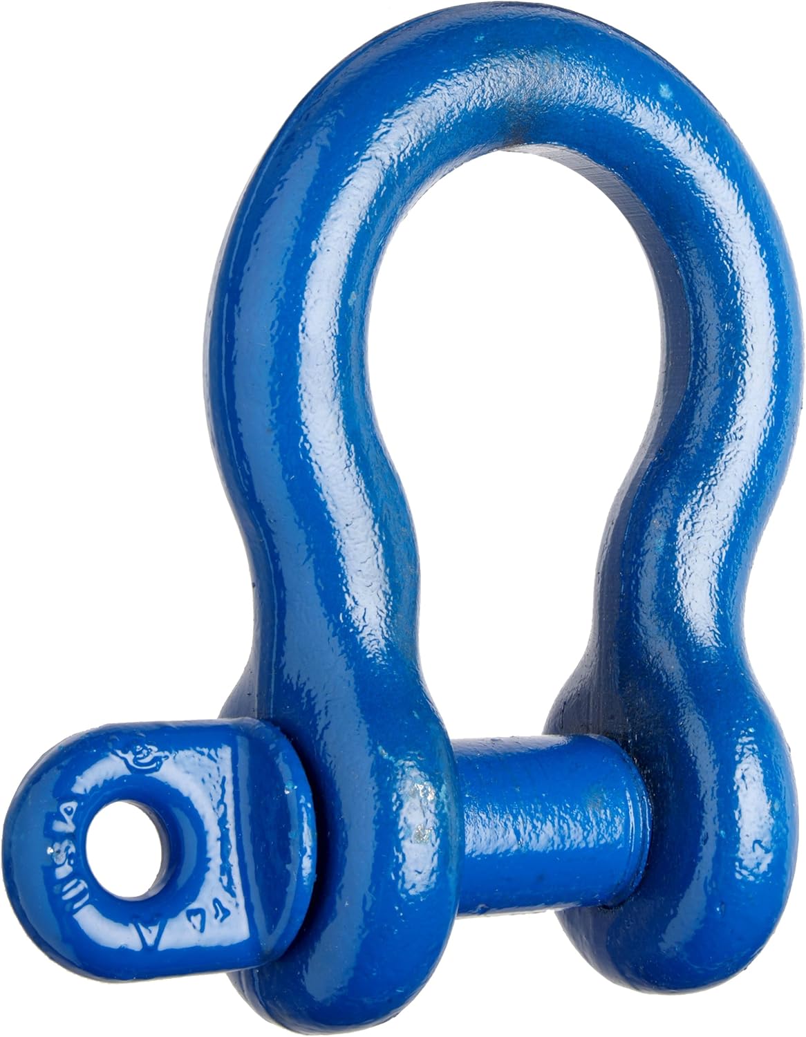 Campbell 419-S Screw Pin Anchor Shackles, Drop-Forged Carbon Steel, Painted Blue, 1-1/8" Trade, 9-1/2 ton Working Load Limit