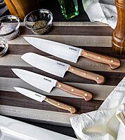 Boker Knives Cottage-Craft 6.4 inch Small Chef Kitchen Knife Plum Wood - Blade HQ Exclusive