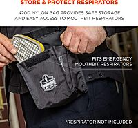 ERGODYNE Arsenal Respirator Carry Pouch - 420D Nylon