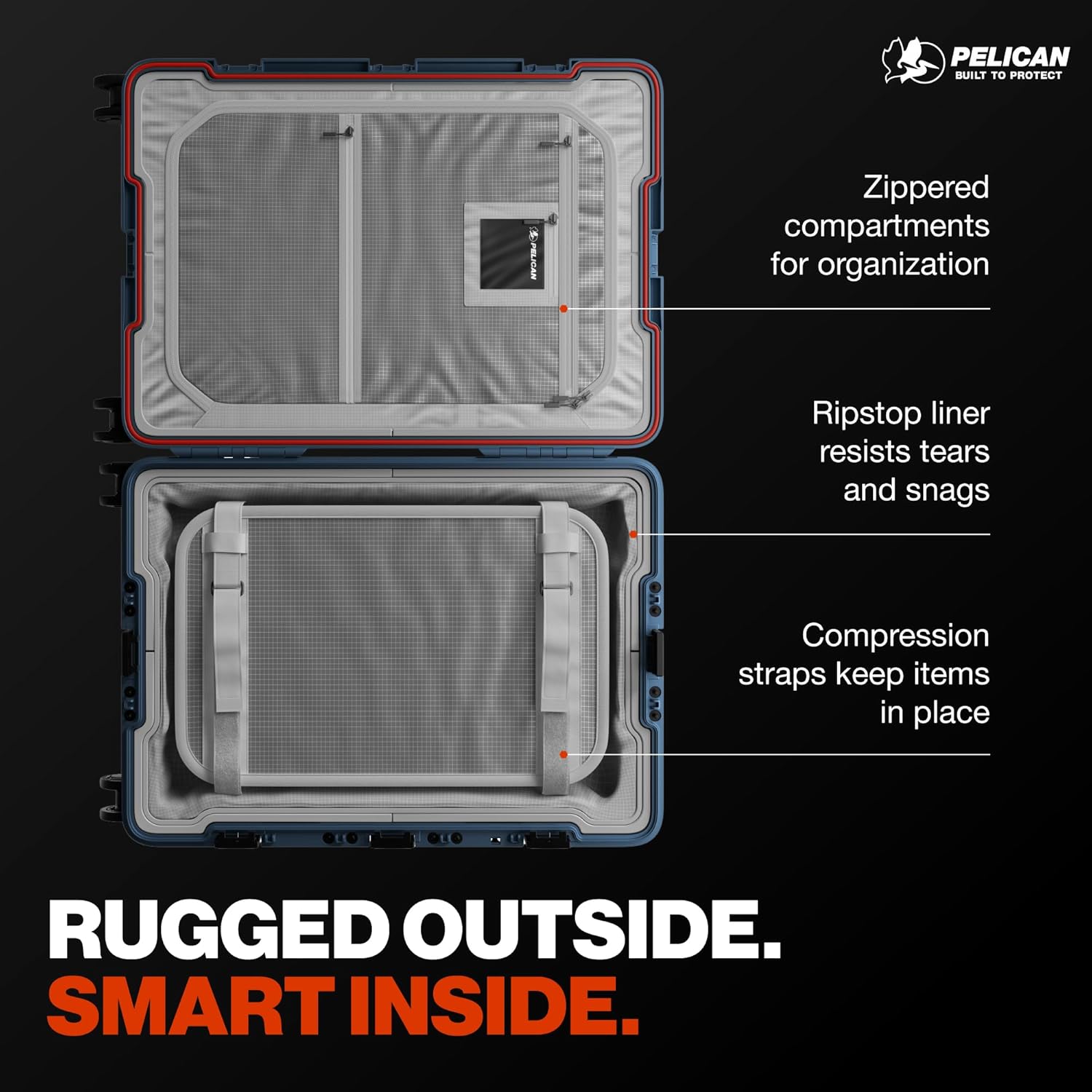 Pelican ATX Hard-Sided Travel Luggage