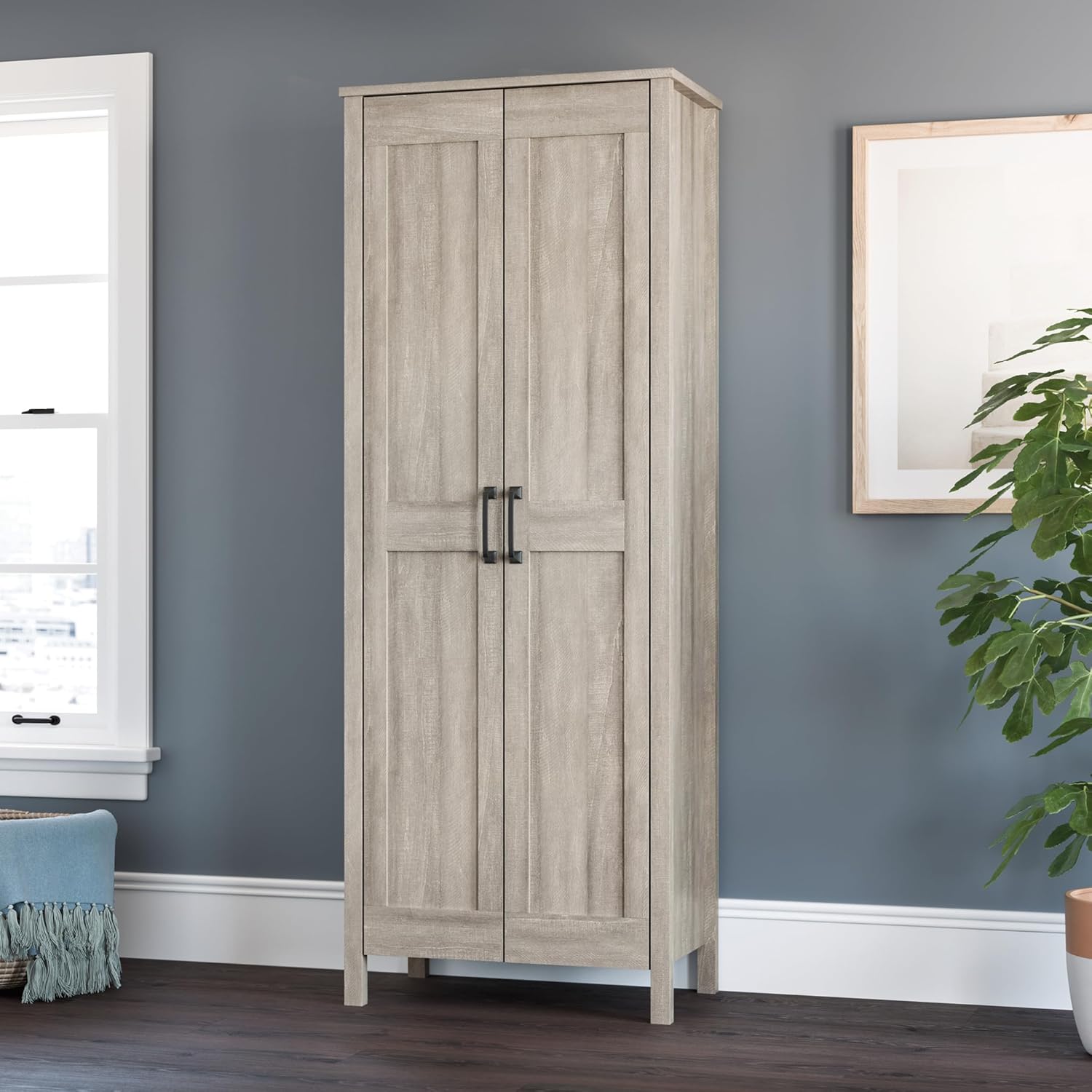 Sauder Select 72inH 2-Door Storage Cabinet