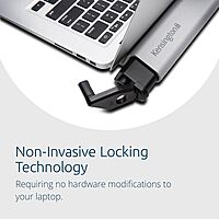 Kensington MacBook and Surface Laptop Locking Station with Keyed Lock Cable, Macbook Locks With 6 Foot Cable, Laptop Security Lock for Macbook Air/Pro, Laptop Locking Cable, K64453WW