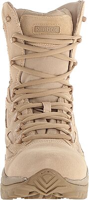 Reebok Men's Rapid Response RB8895 8" Soft Toe Tactical Boot with Side Zipper