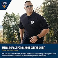 FLYING CROSS Men's Short Sleeve Impact Polo Shirt