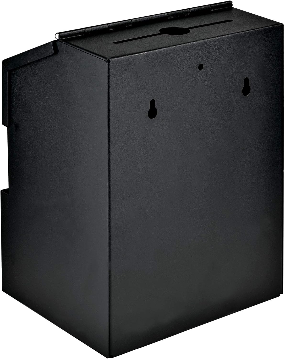Mail Boss Locking Steel Suggestion Box (9.5" H x 7" W x 6" D) - Black