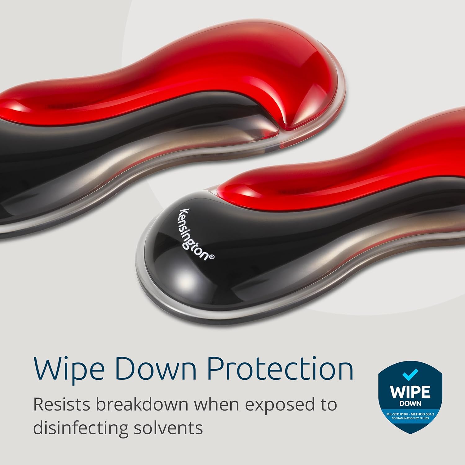 Kensington Slim Duo Gel Wrist Rest for Low-Profile Keyboards, Mice & Trackballs