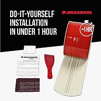 MEGAWARE KEELGUARD Self-Adhesive DIY Keel Guard 5-Inch Wide (9 Standard Lengths, 11 Colors)