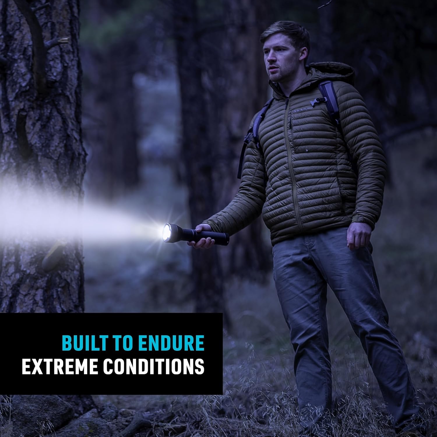 Nite Ize INOVA T11R Rechargeable Tactical Flashlight and Power Bank - Long Range 5800 Lumen Waterproof Flashlight