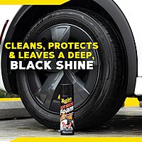 Meguiar's Hot Shine Tire Foam - High Goss Tire Shine That Cleans, Shines, and Protects in One, Deep
