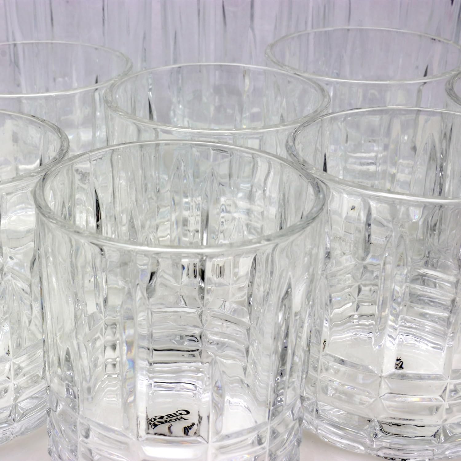 Gibson Home Jewelite 16 Piece Tumbler and Double Old Fashioned Glass Set