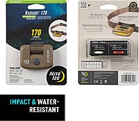 NITE IZE Radiant 170 Rechargeable Headlamp