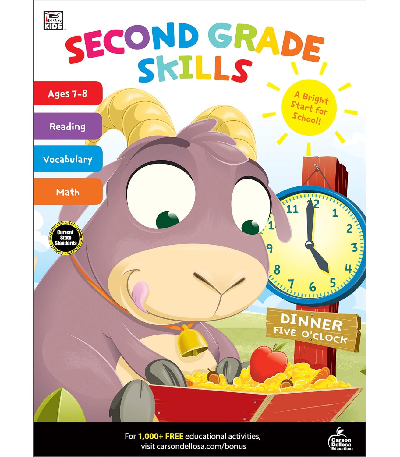 Carson Dellosa — Second Grade Skills Workbook for 2nd Grade, 320 Pages