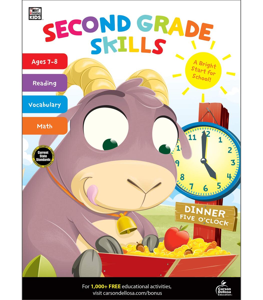 Carson Dellosa — Second Grade Skills Workbook for 2nd Grade, 320 Pages