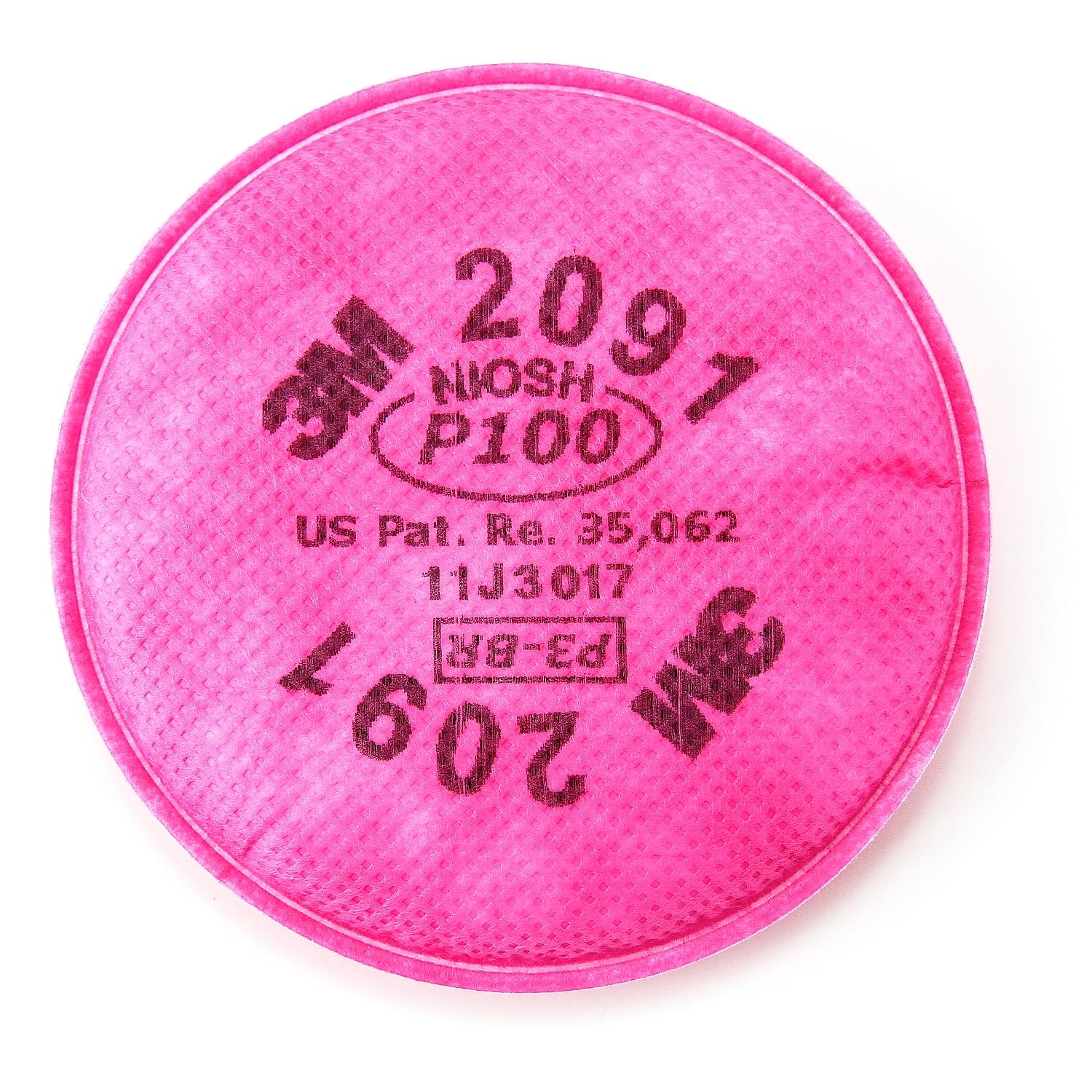 3M particulate filters P100 #2091/07000 , Pink, One Size, 2 Count
