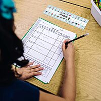 Carson Dellosa 36PC Alphabet Name Plate for Desk, ABC Nametags With Sight Words Illustrations for Letter Recognition and Writing Practice, Preschool and Daycare Labels, Kindergarten School Supplies