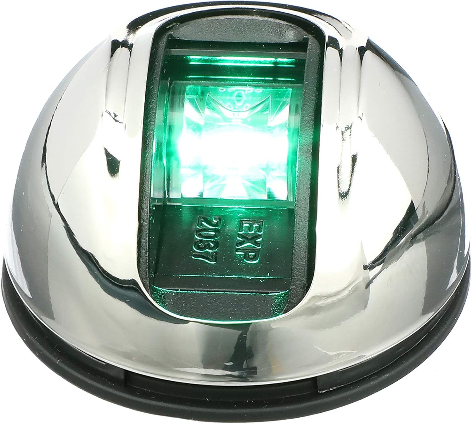 Attwood NV4012SSG-7 LightArmor 2-Mile Vertical Surface Mount Navigation Light, Green LED Lighting