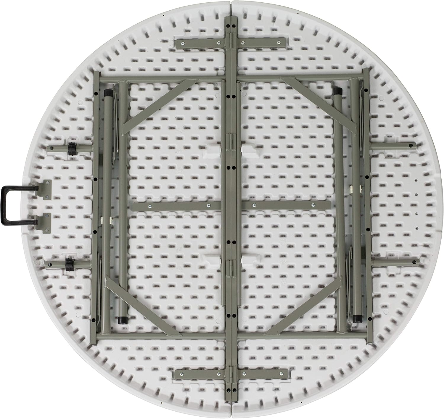 Flash Furniture Round Bi-Fold Plastic Banquet And Event Folding Table