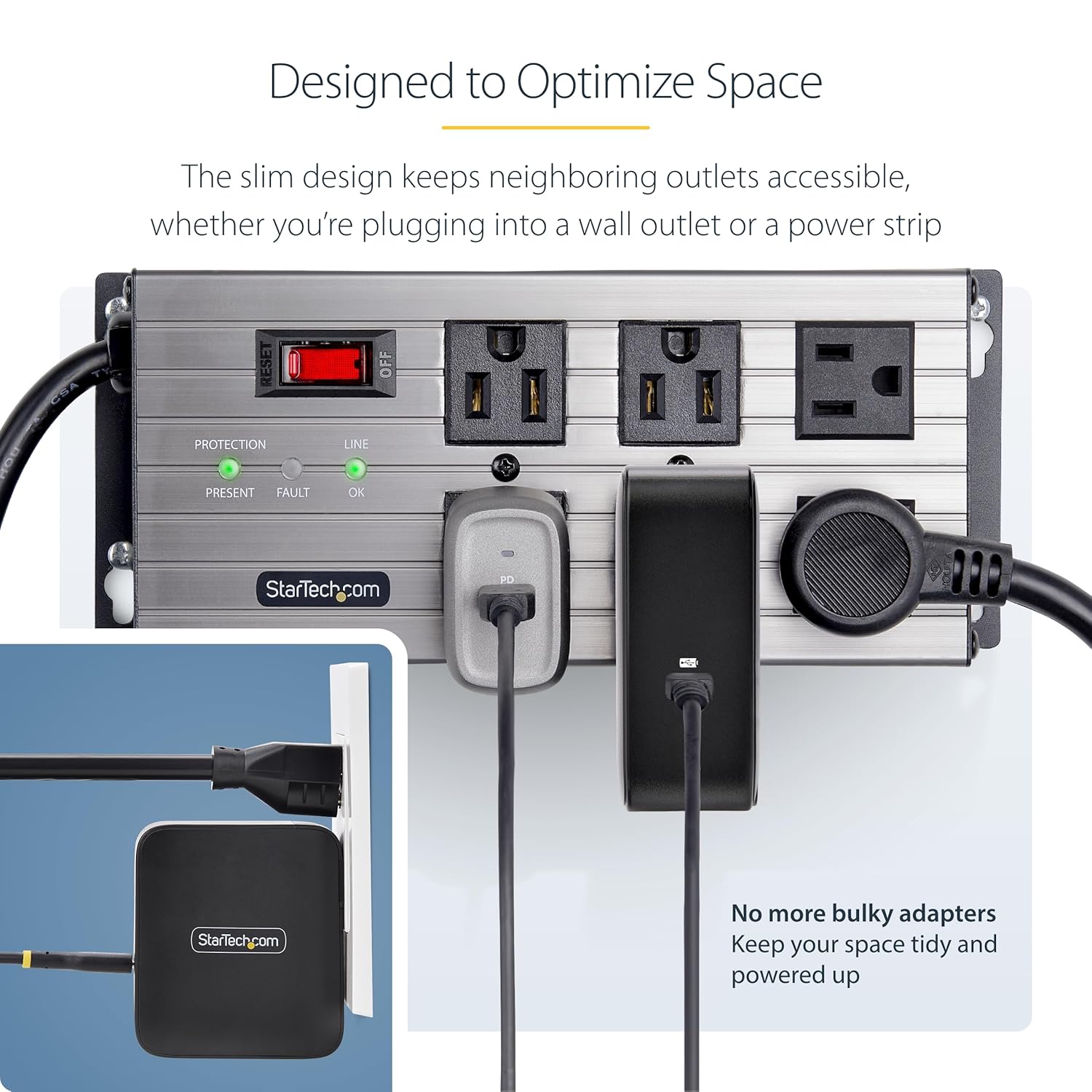 StarTech.com 140W USB-C Wall Charger, USB-IF Certified, Single USB-C, PD 3.1 Portable GaN Charging