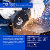 PFERD 63608 5" x .045" Cut-Off Wheel, 7/8" AH A 46 R SG-INOX - Type 1 (25pk)